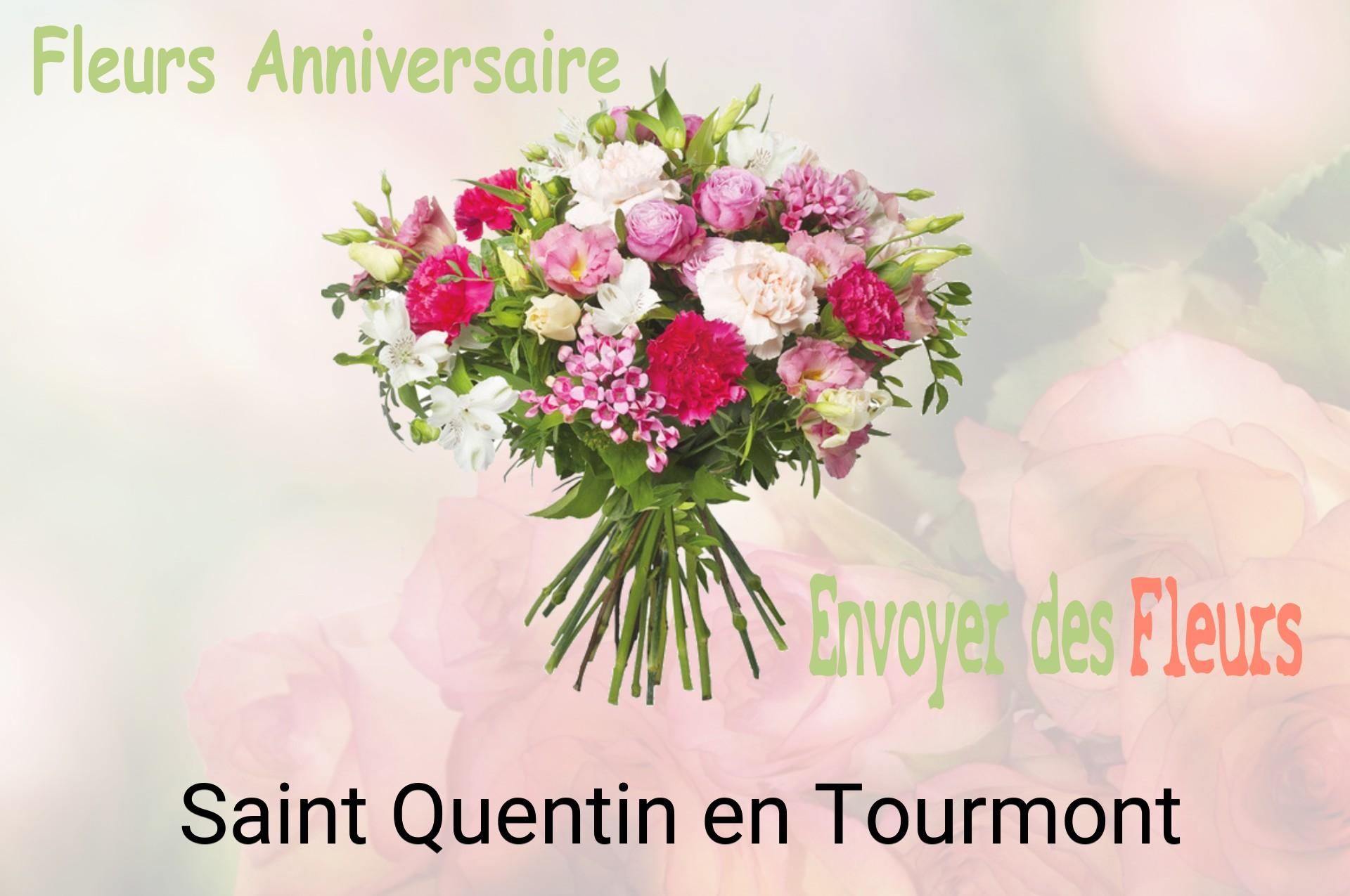 Bouquet de fleurs d’anniversaire livré à Saint-Quentin-en-Tourmont