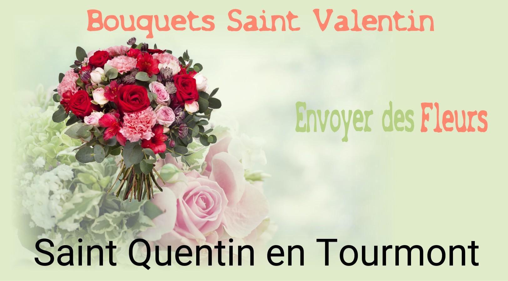 Roses de Saint-Valentin livrées à Saint-Quentin-en-Tourmont